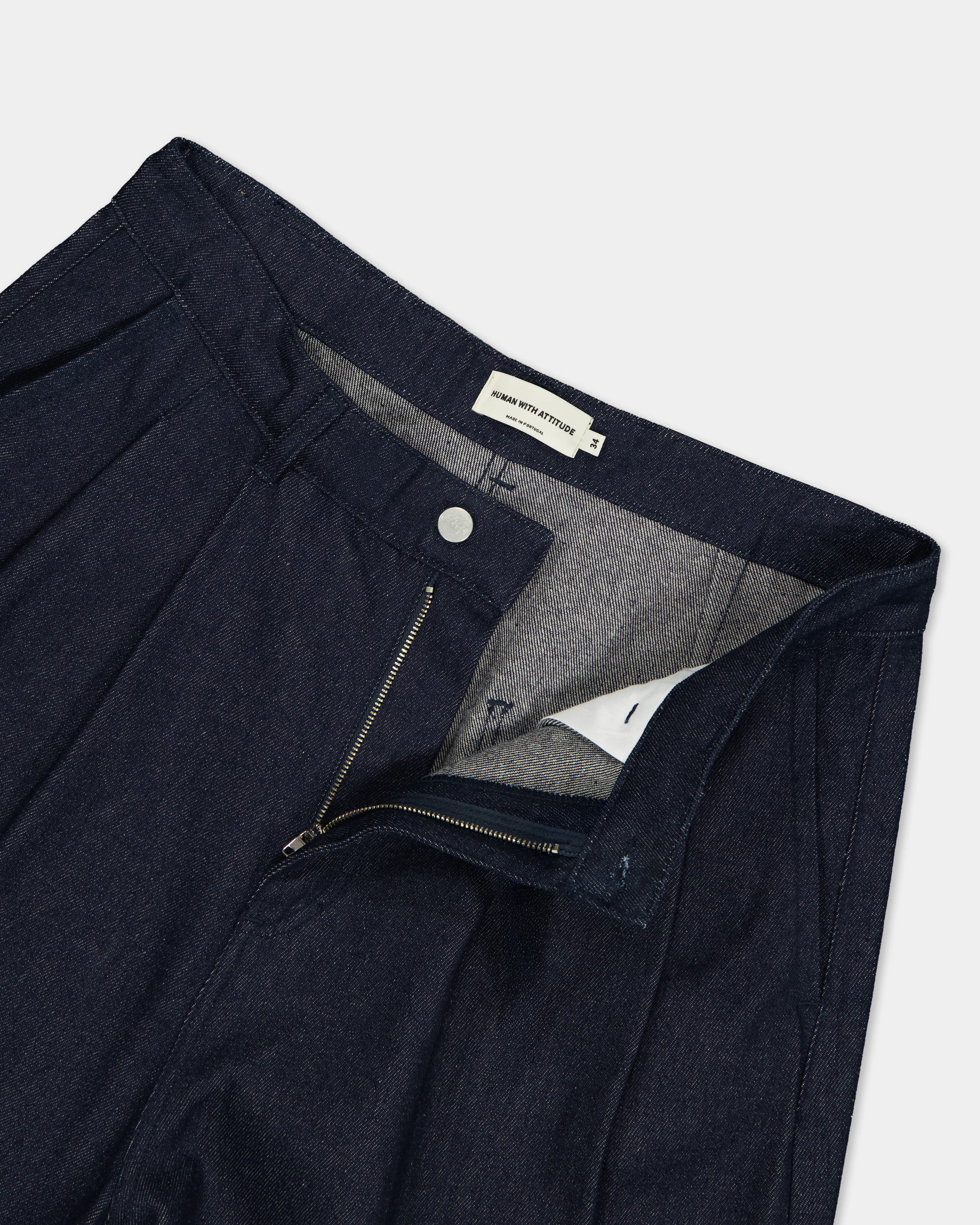 JEAN PLEATED ONIGIRI - INDIGO