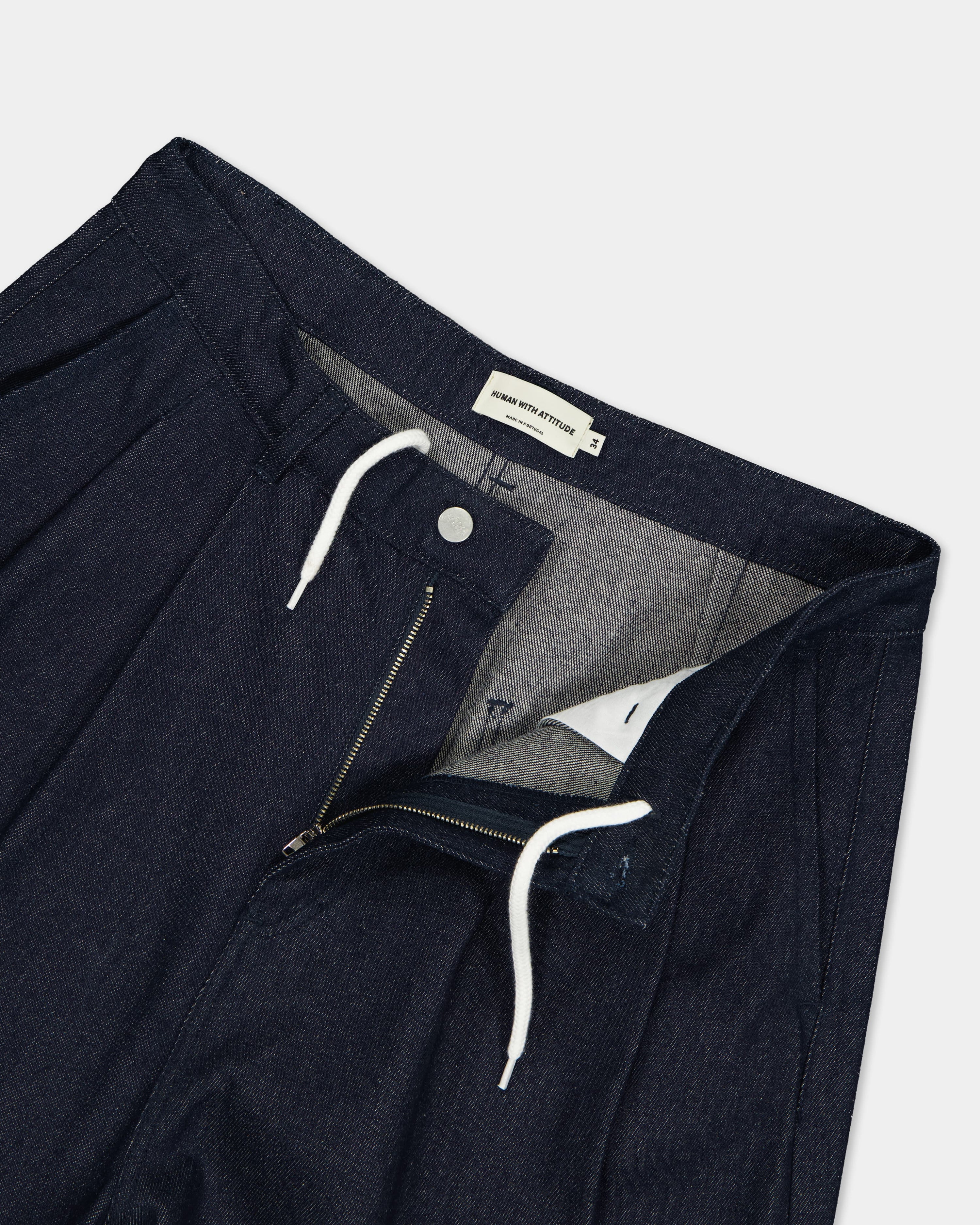 JEAN PLEATED ONIGIRI - INDIGO