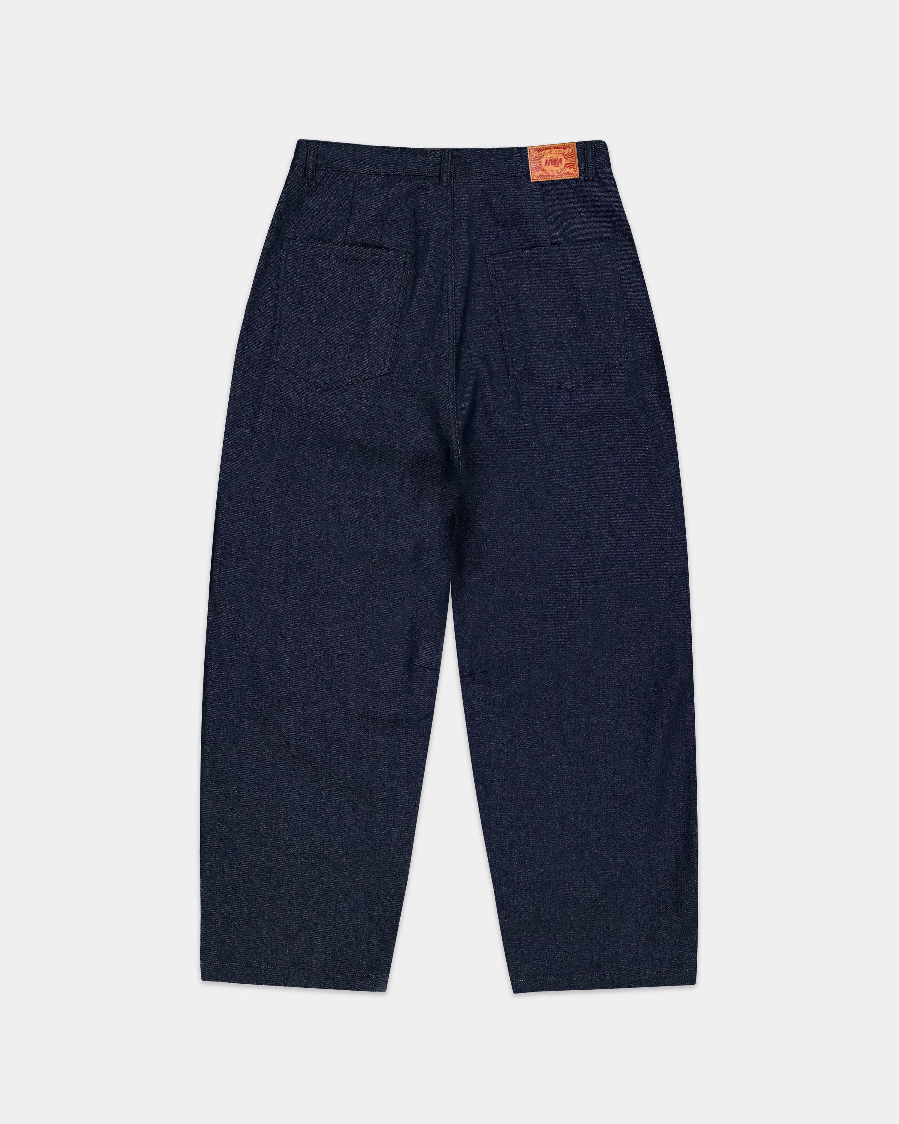 JEAN PLEATED ONIGIRI - INDIGO
