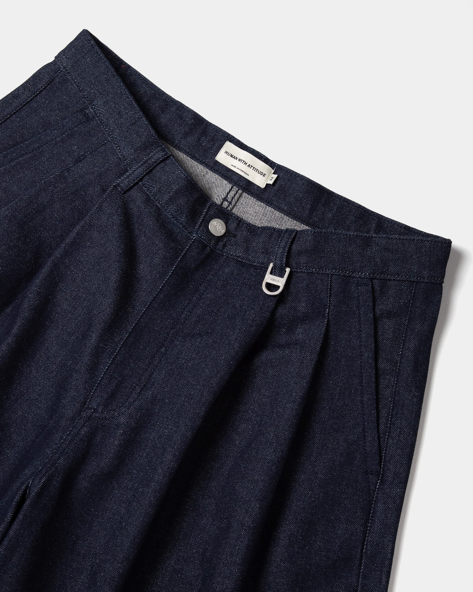 Jorts Pleated Onigiri - Raw Indigo