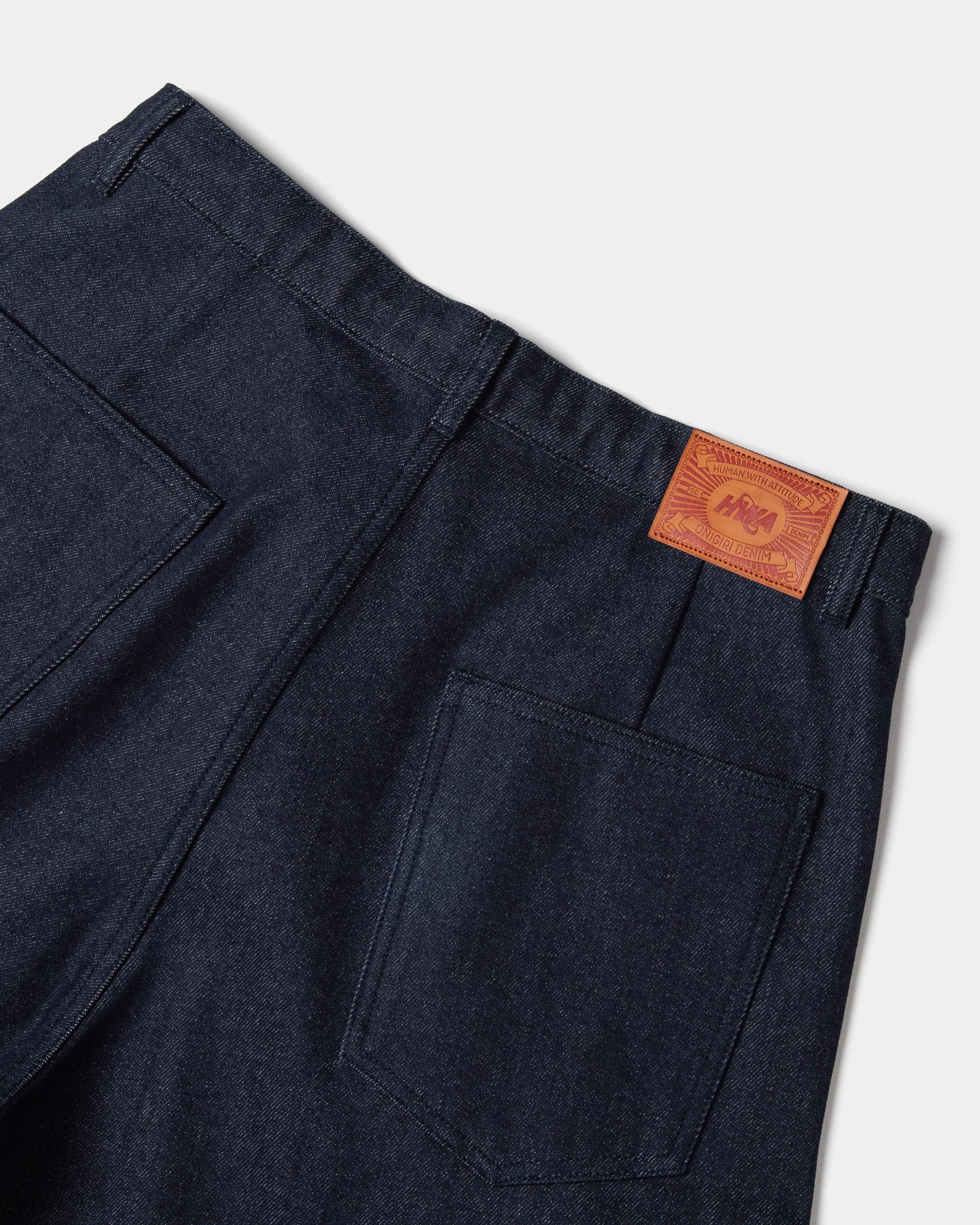 Jorts Pleated Onigiri - Raw Indigo