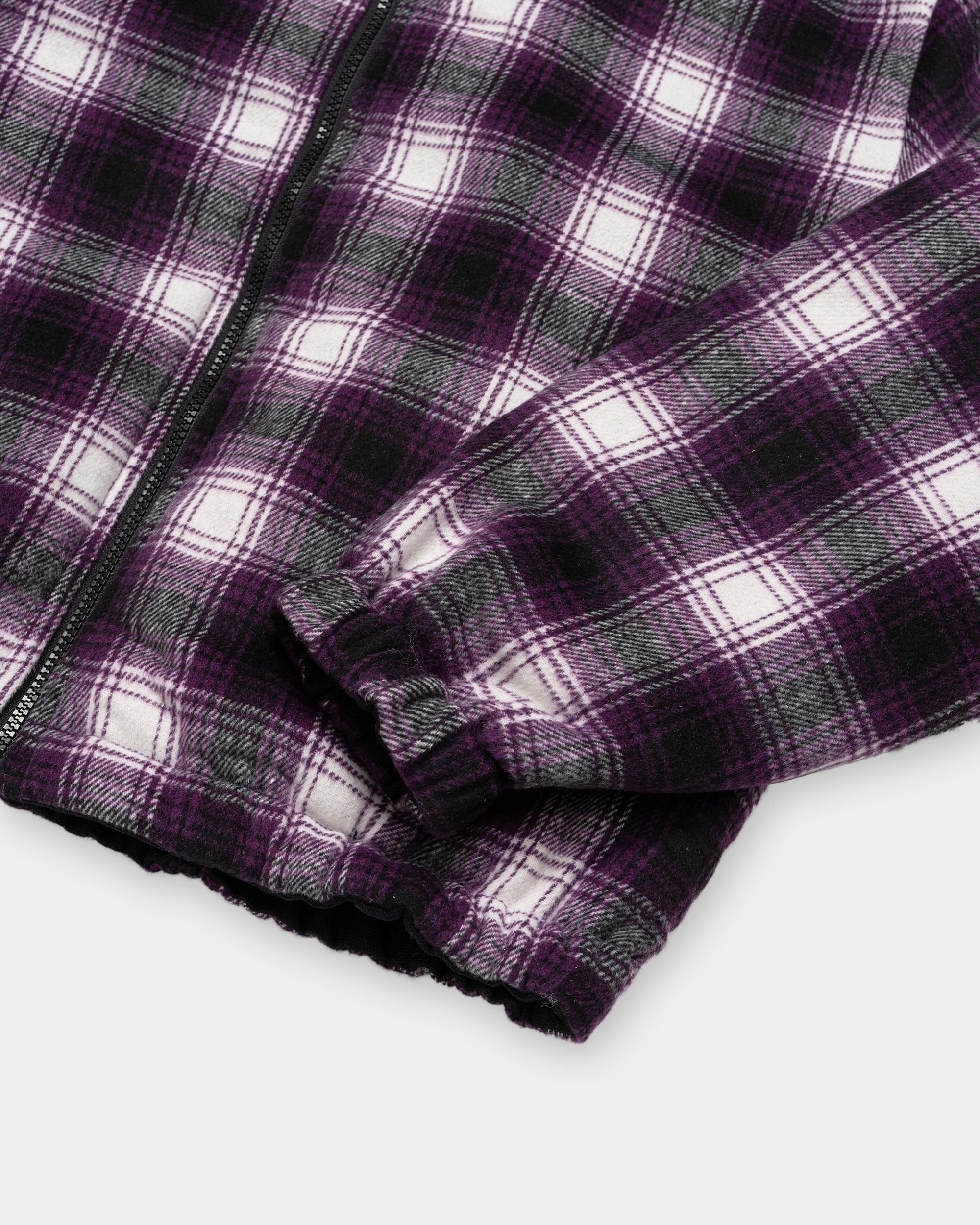 Blouson workwear à capuche réversible - Tartan
