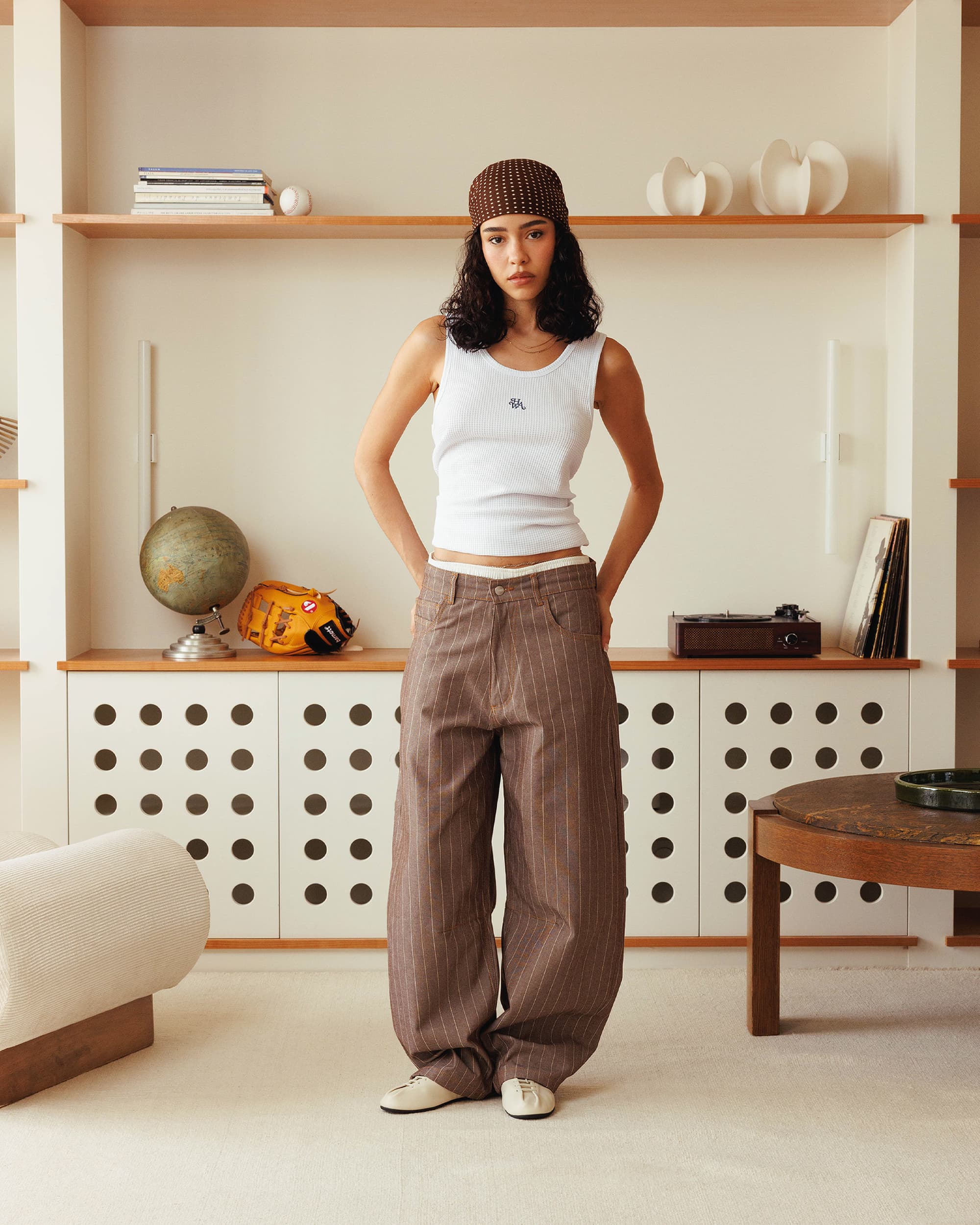 Jean Pinstripes Saiko - Marron