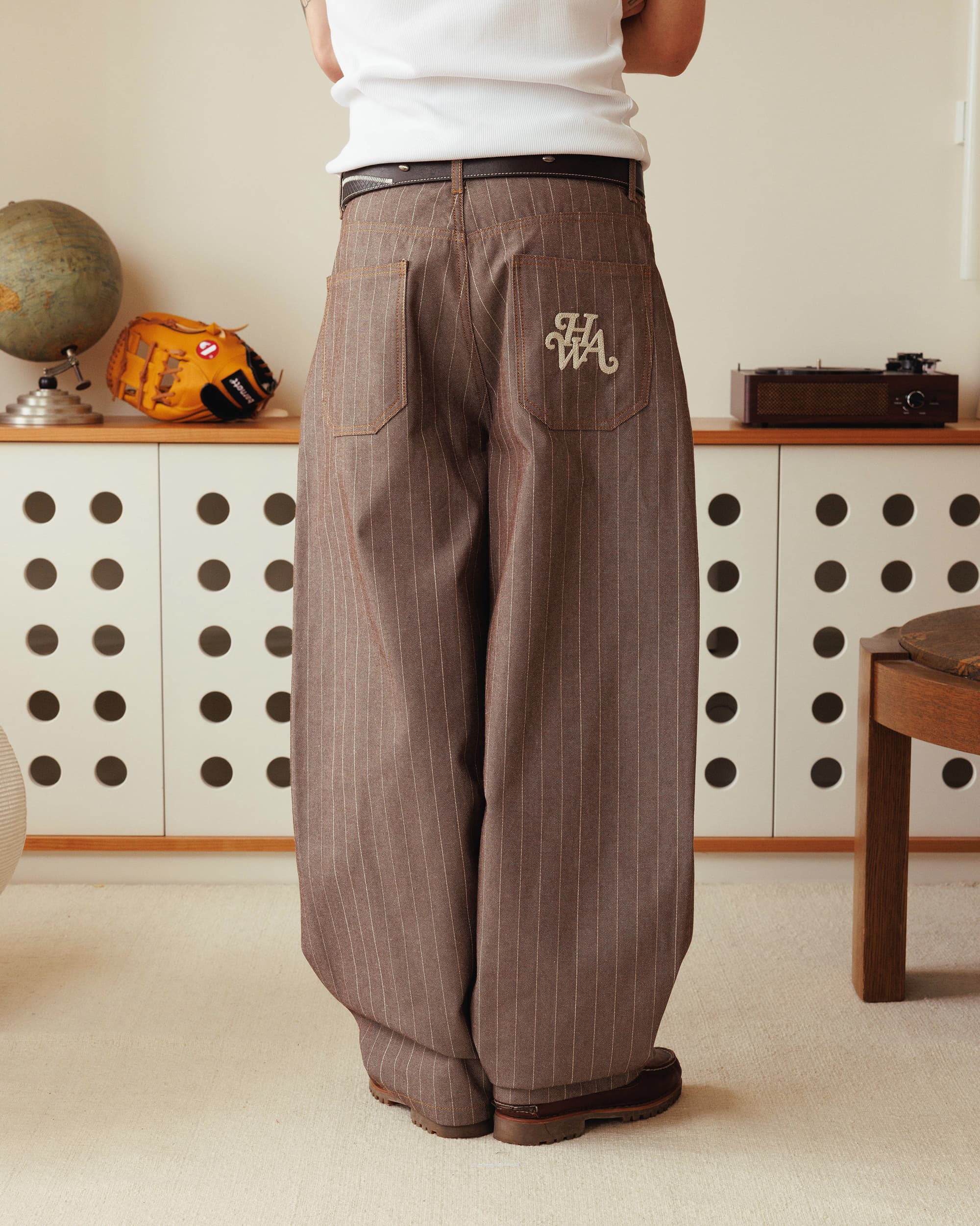 Jean Pinstripes Saiko - Marron