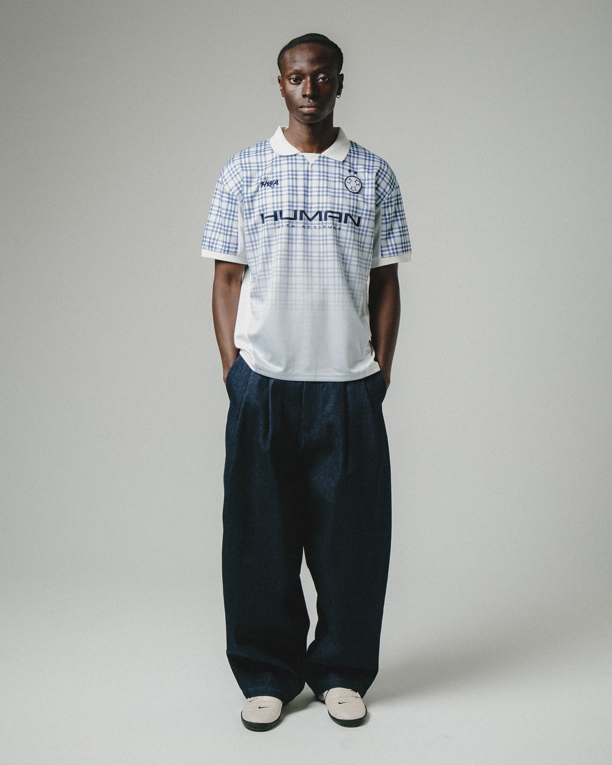 Maillot de Football Tartan - Bleu
