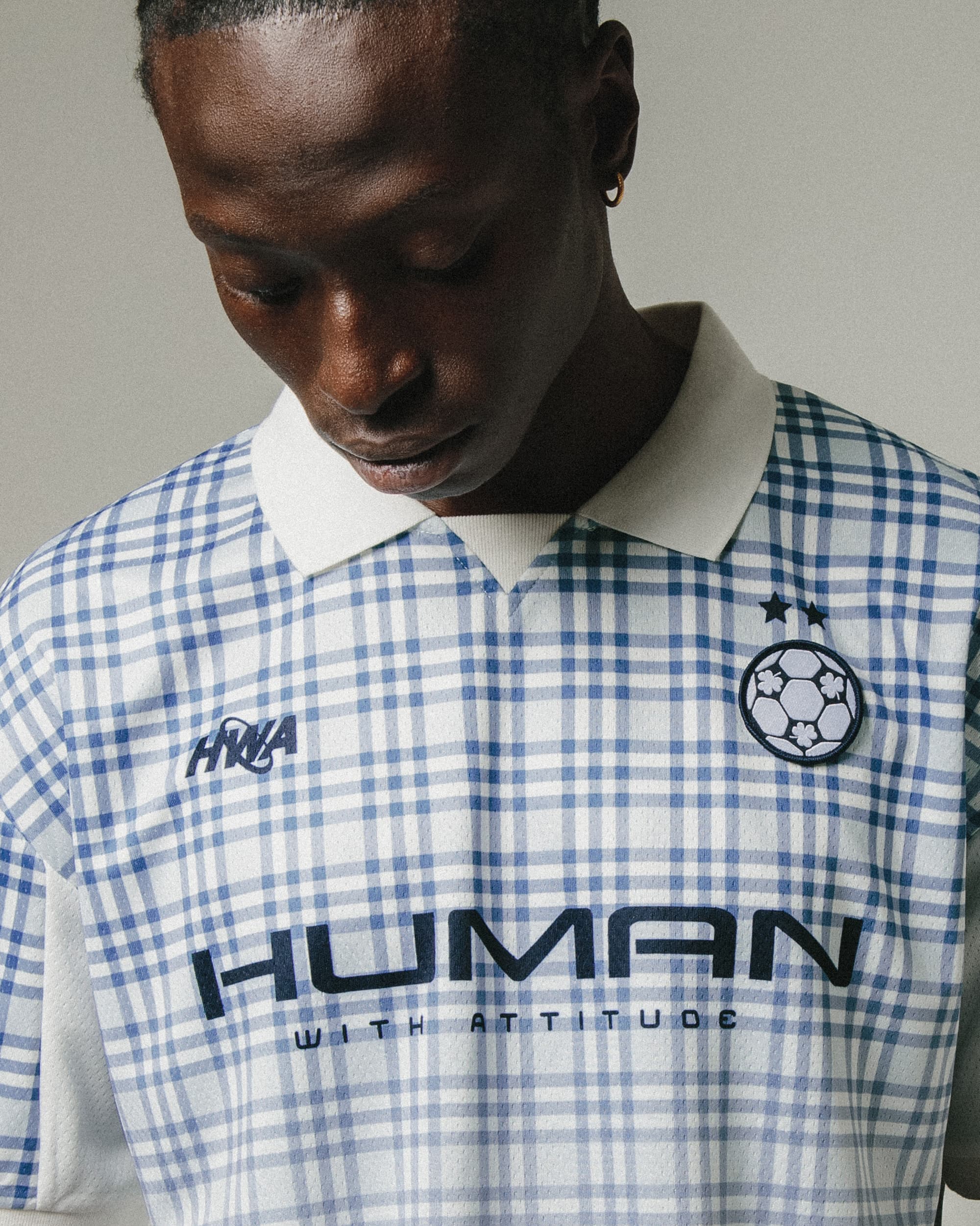Maillot de Football Tartan - Bleu