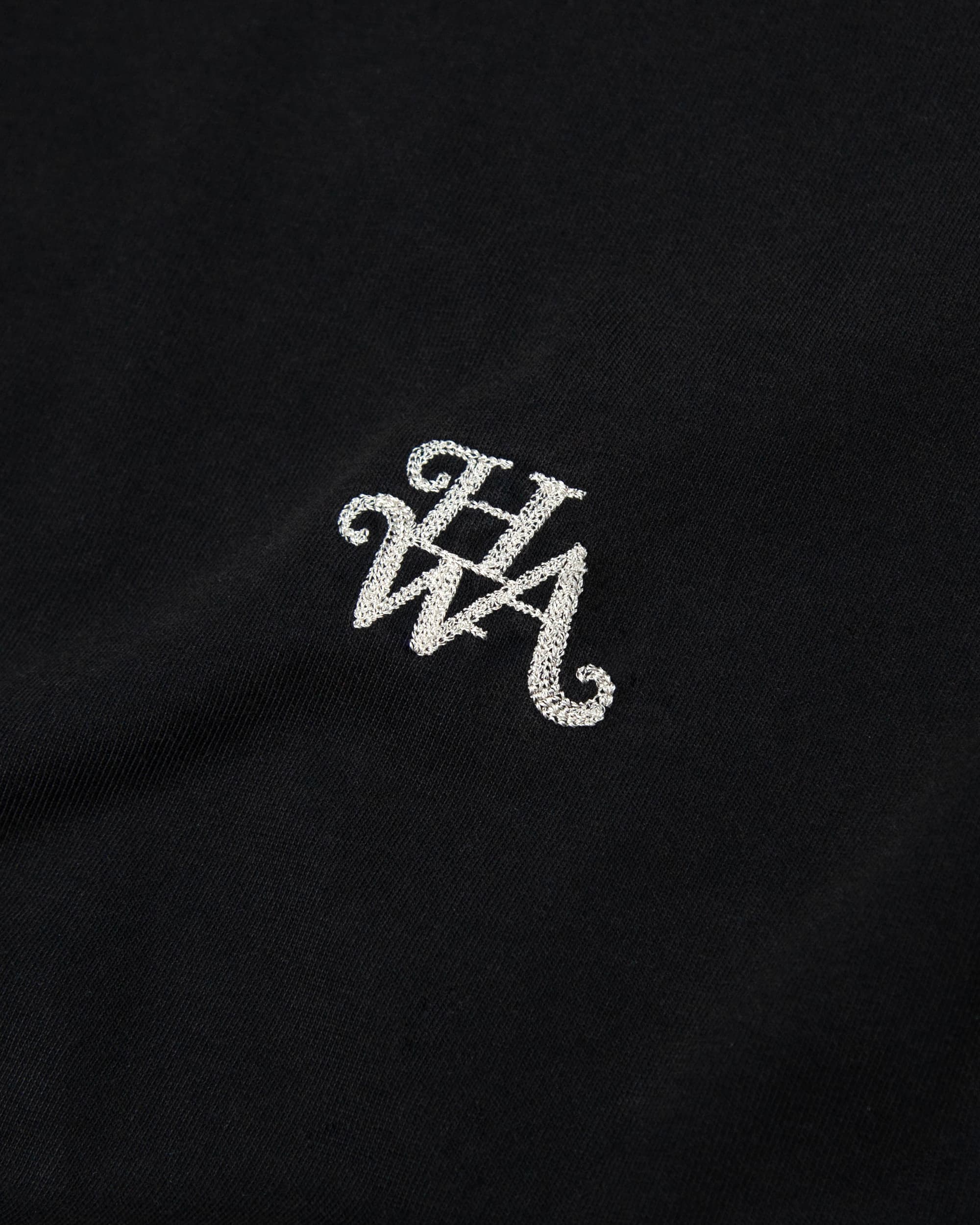 T-shirt manches longues Monogram - Noir