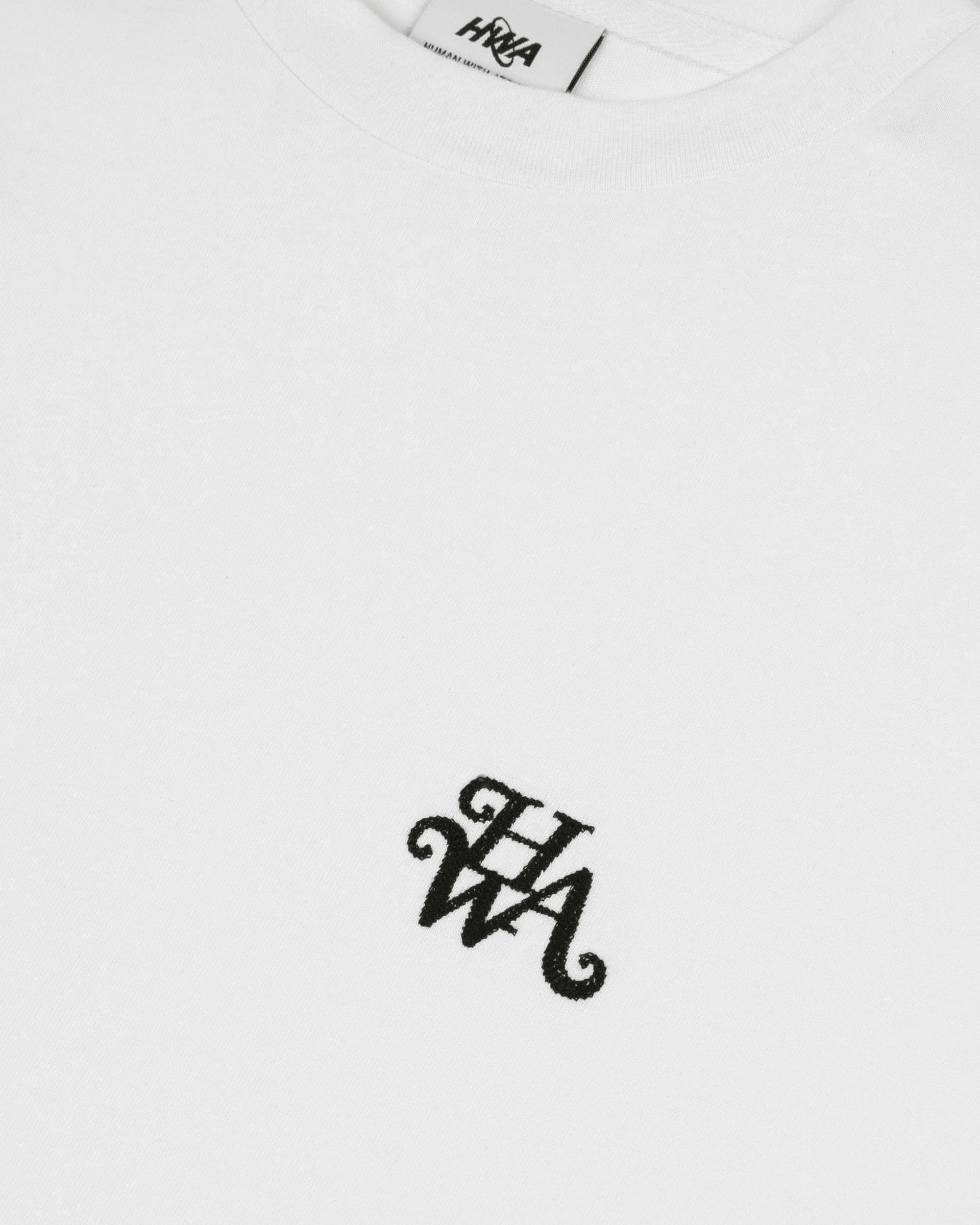 T-shirt manches longues Monogram - Blanc