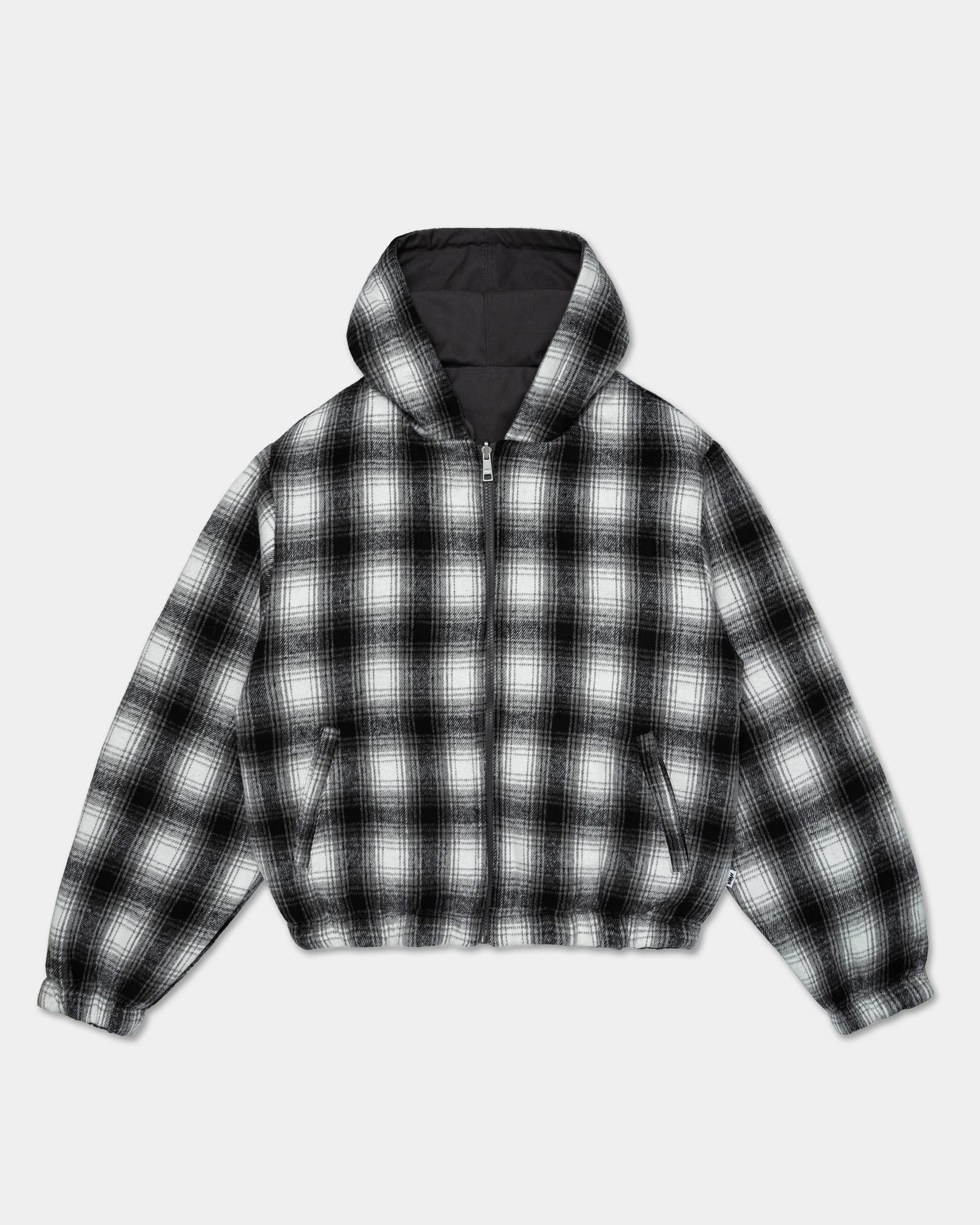 Blouson workwear à capuche réversible - Gris