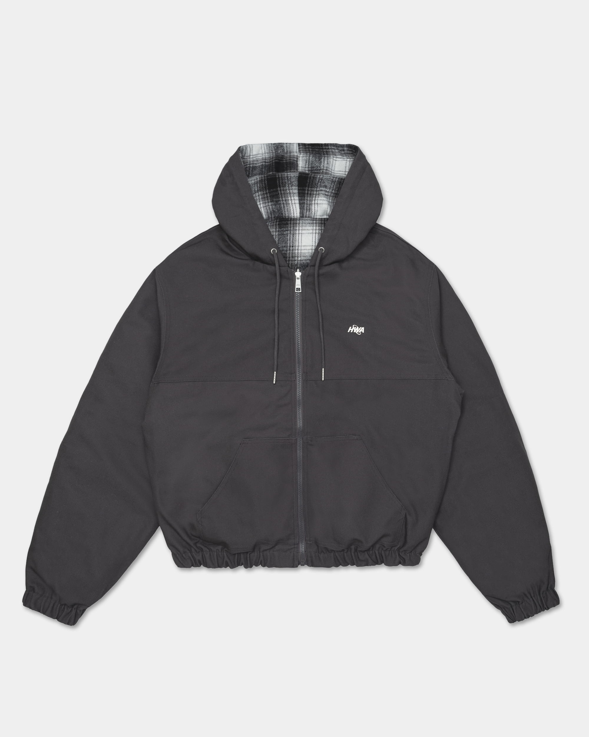 Blouson workwear à capuche réversible - Gris