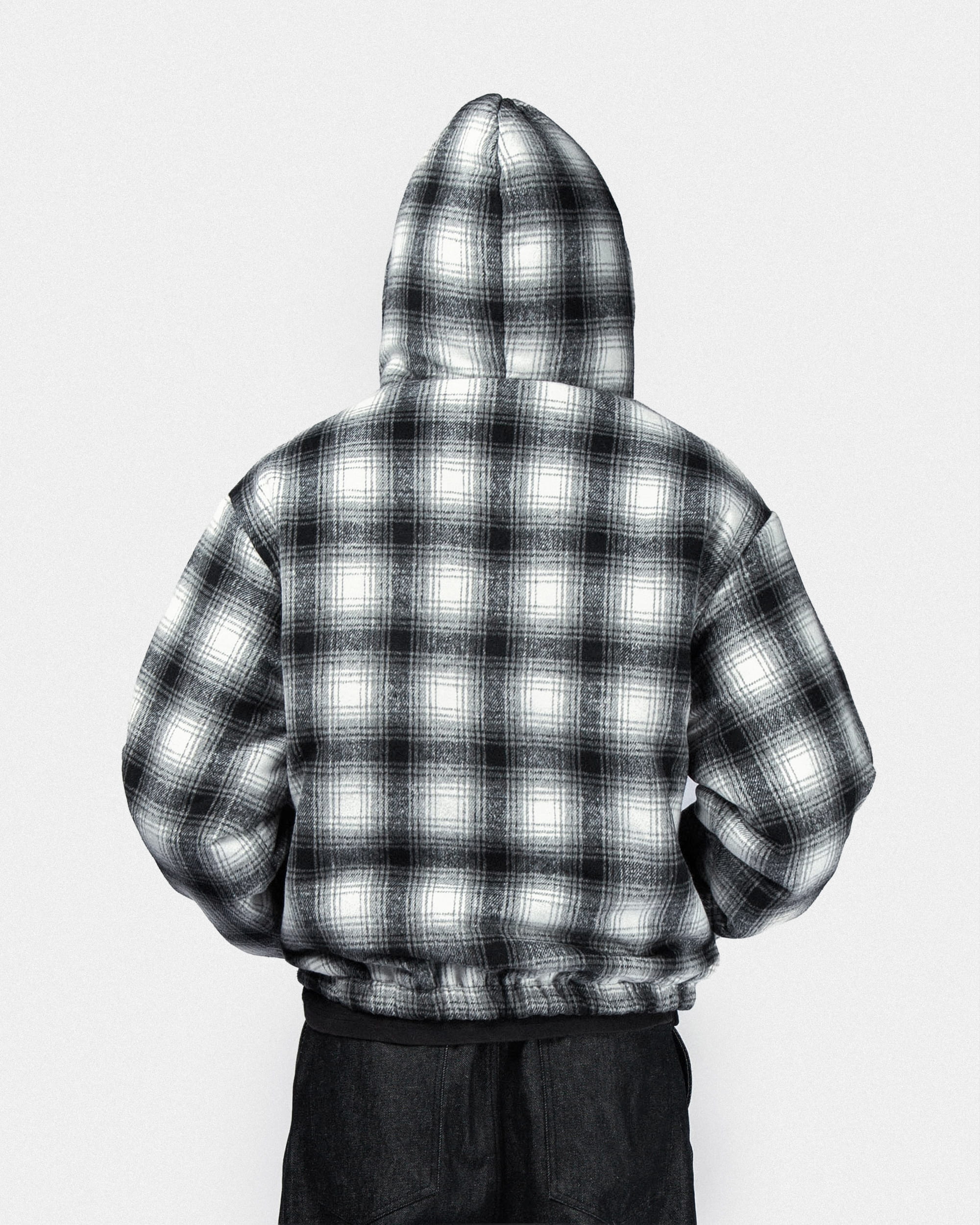 Blouson workwear à capuche réversible - Gris