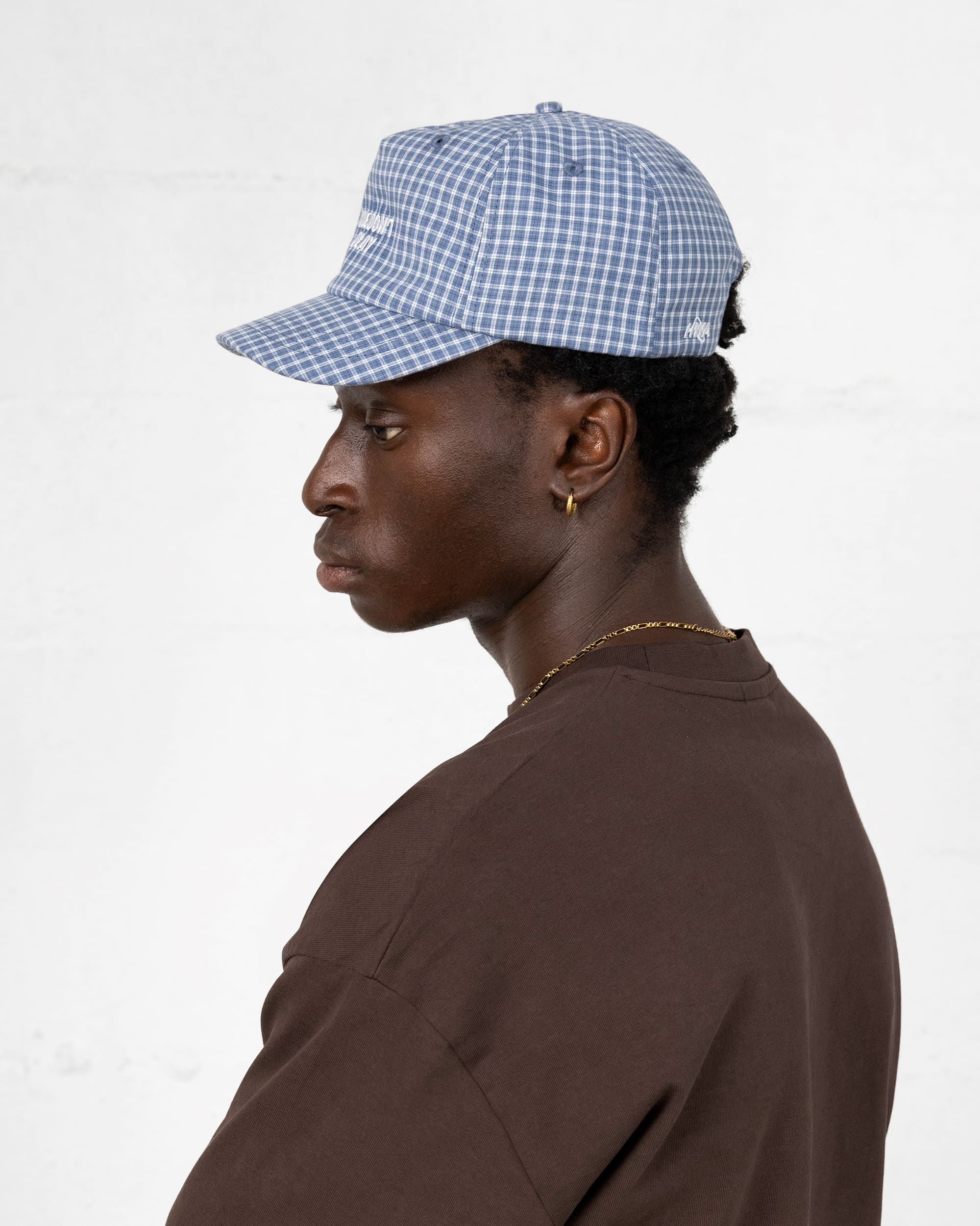 Plaid Cap We Don't Play Blue – 6 Panels | HWA – Human With Attitude