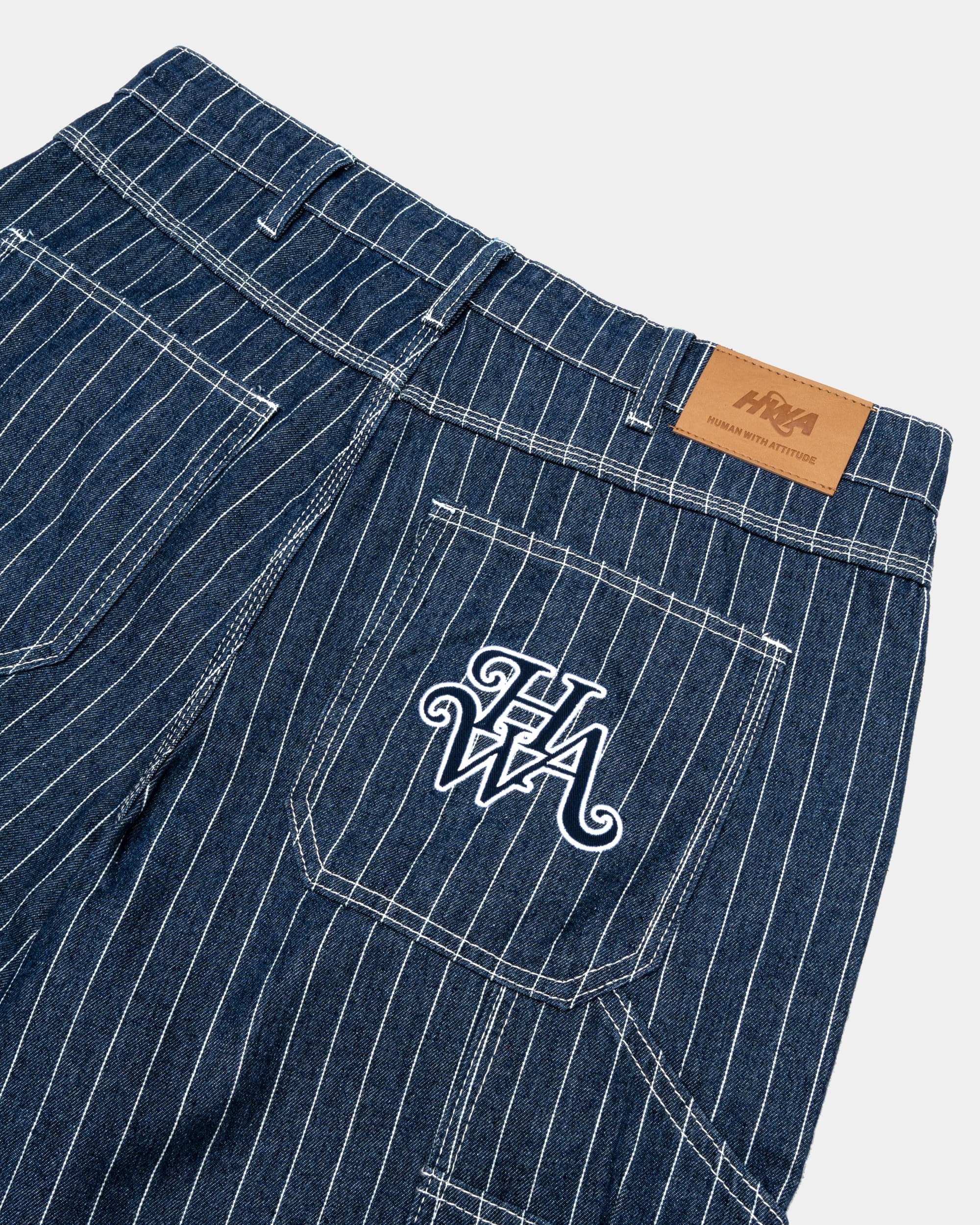 Jorts Utility Monogram Stripe - Blue
