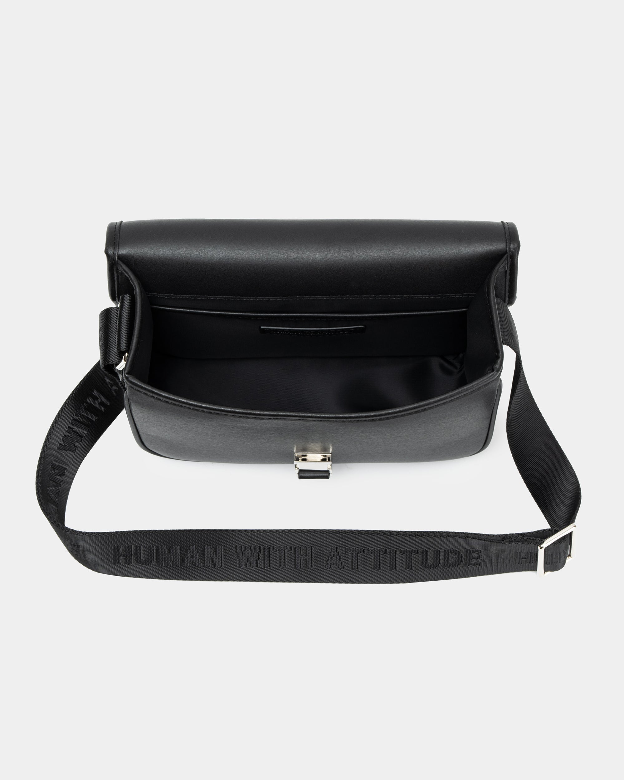 Iconic V2 Messenger Bag - Black