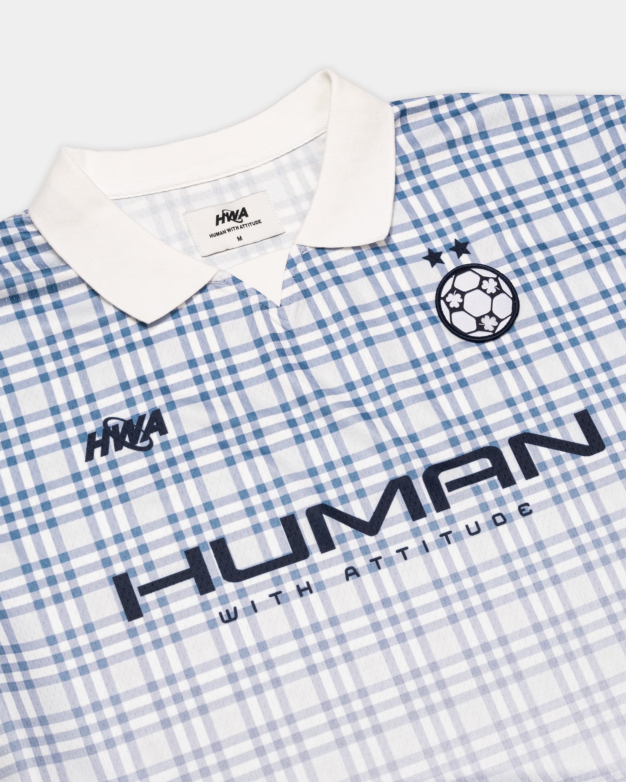 Maillot de Football Tartan - Bleu