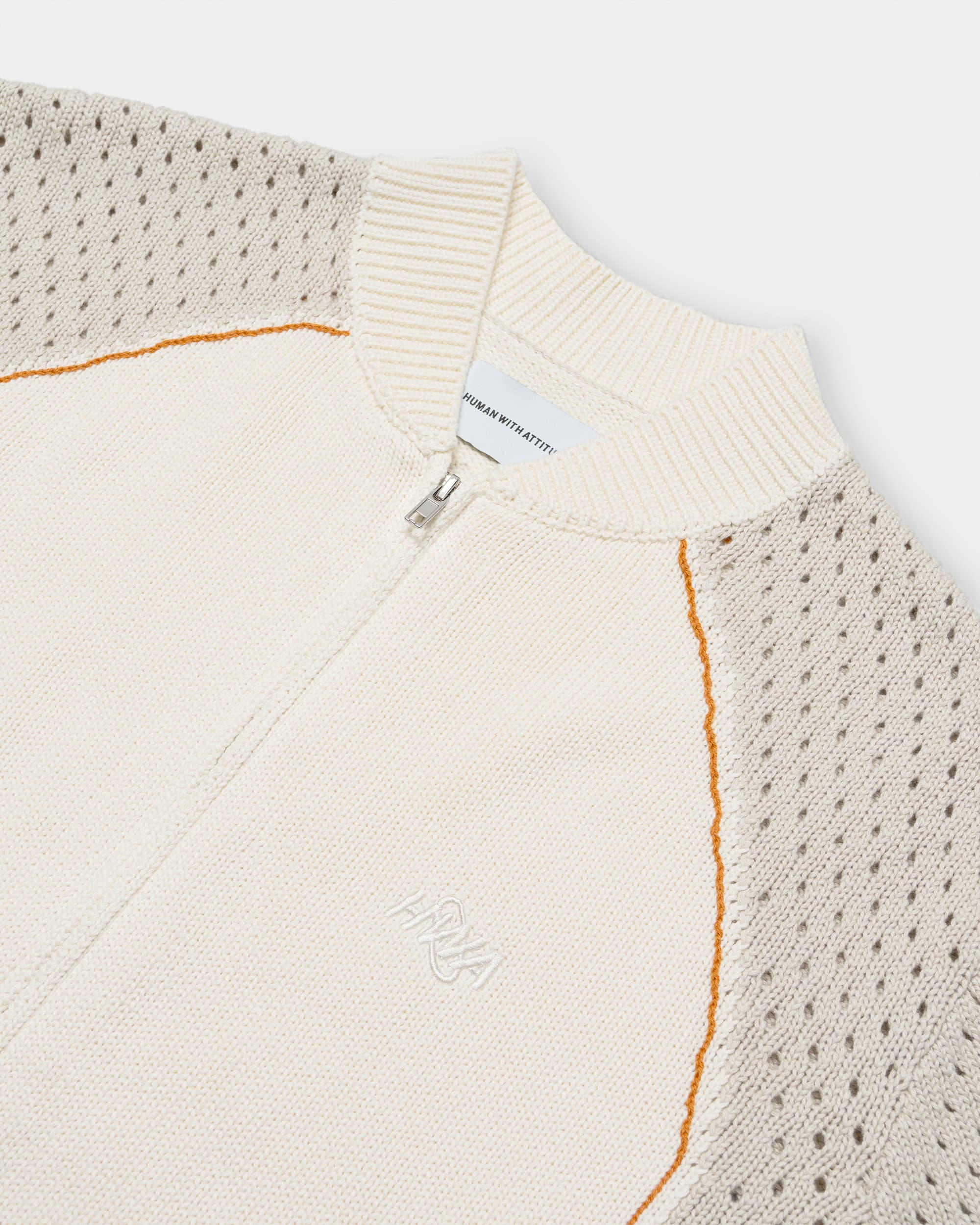 Gilet Zippé Heritage - Off white