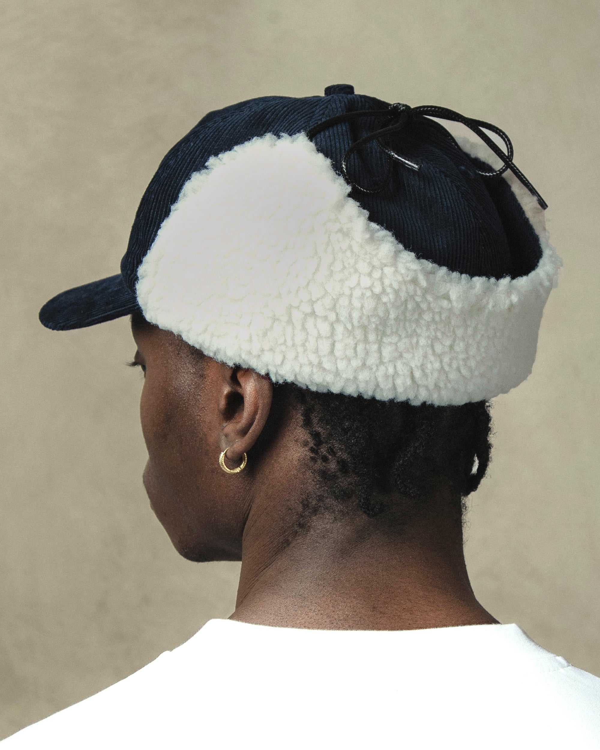 Velvet Chapka Cap - Blue