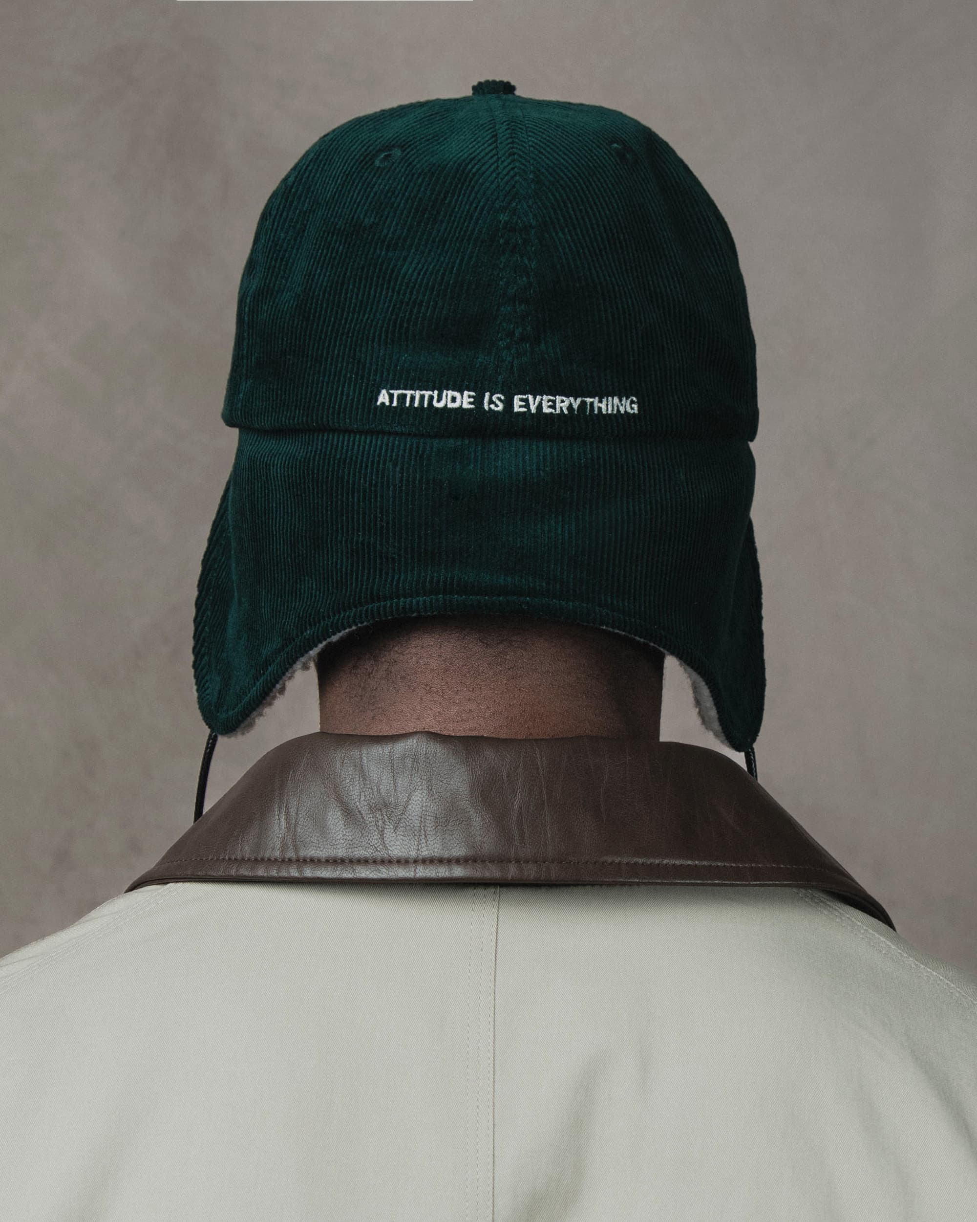 Velvet Chapka Cap - Green