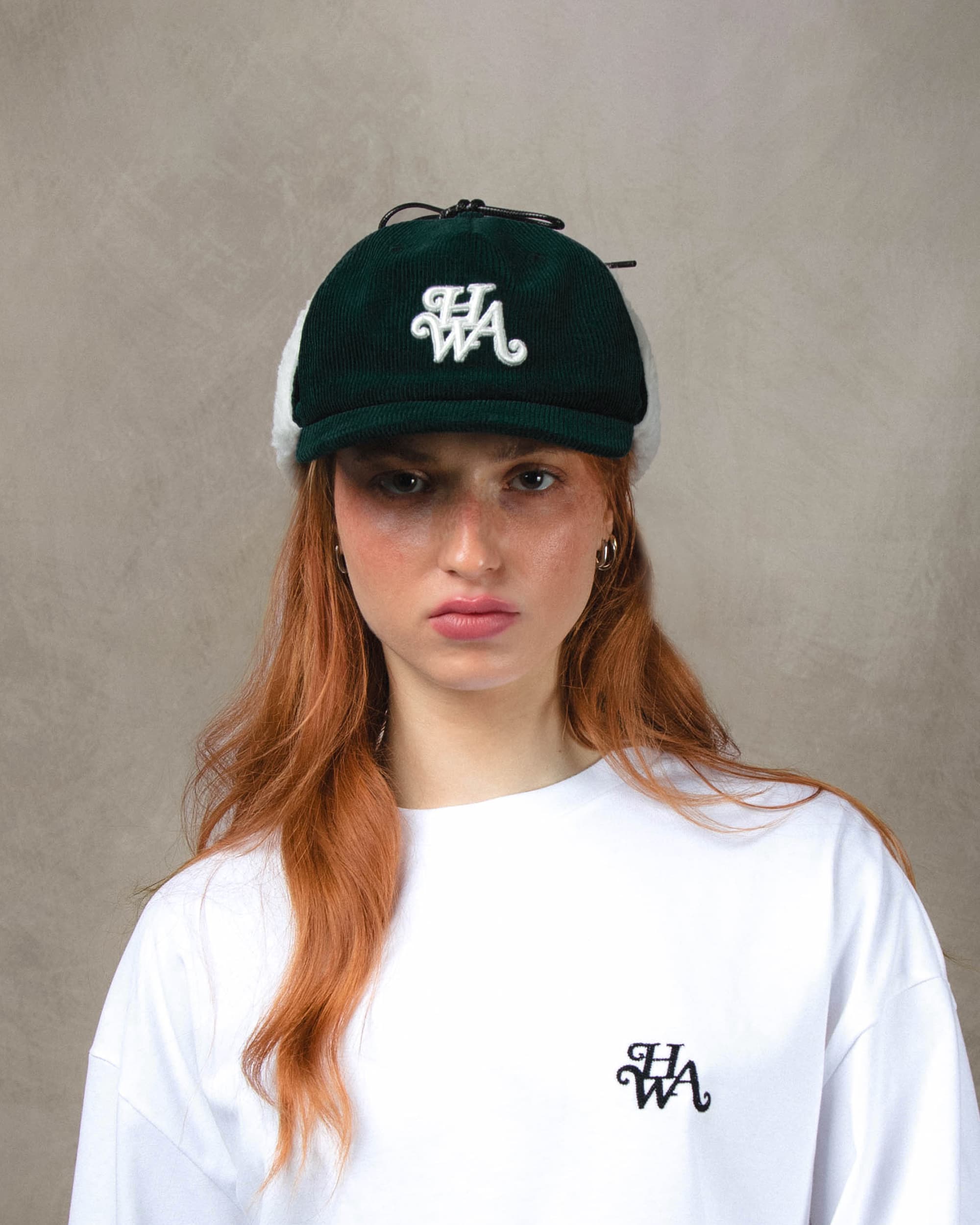 Velvet Chapka Cap - Green