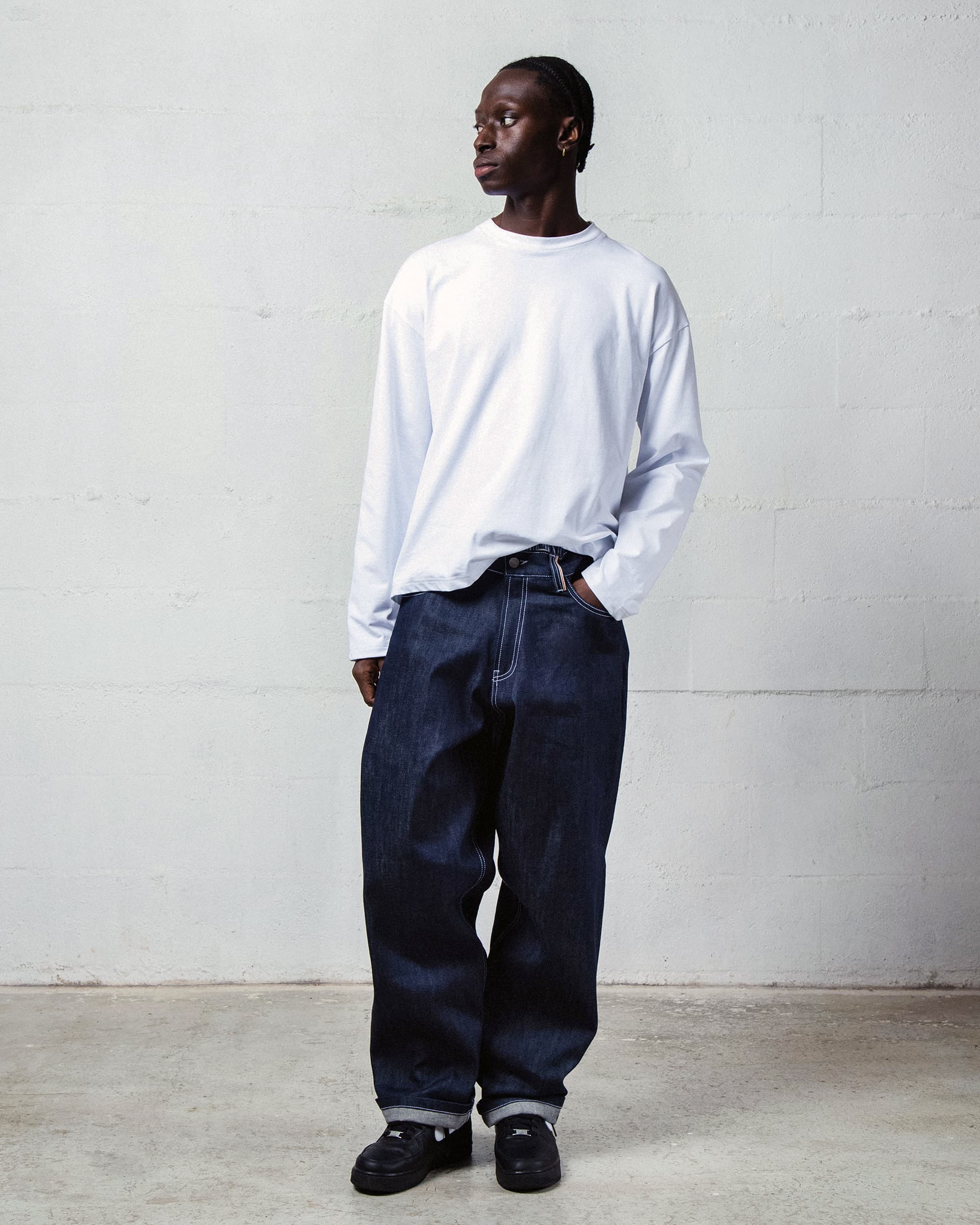 Jean Baggy Carter Selvedge Indigo - Denim Premium Made in Portugal
