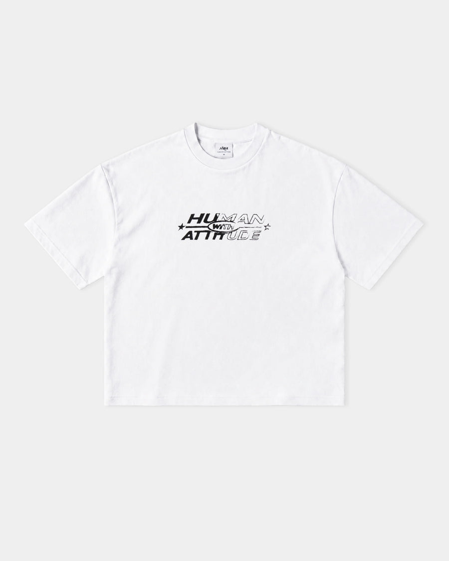 T-shirt Baseball - Blanc