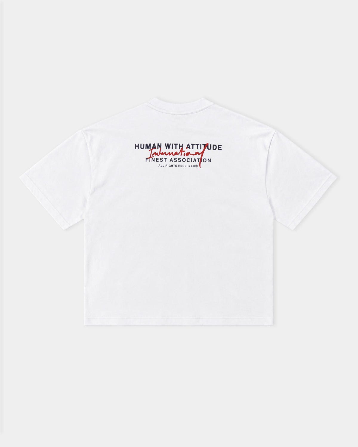 T-shirt Script International - Blanc