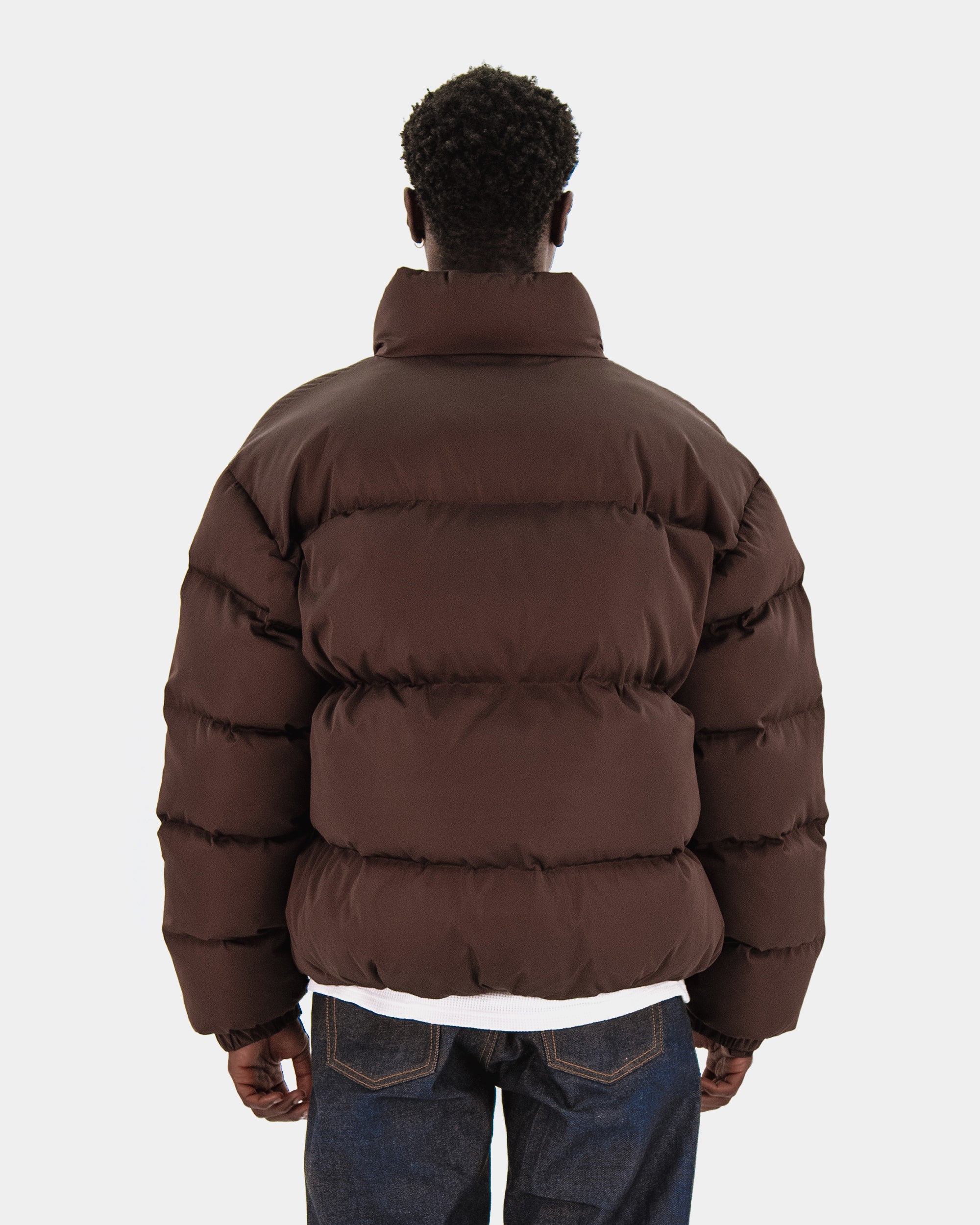 Essential Puffer jacket - Chocolate