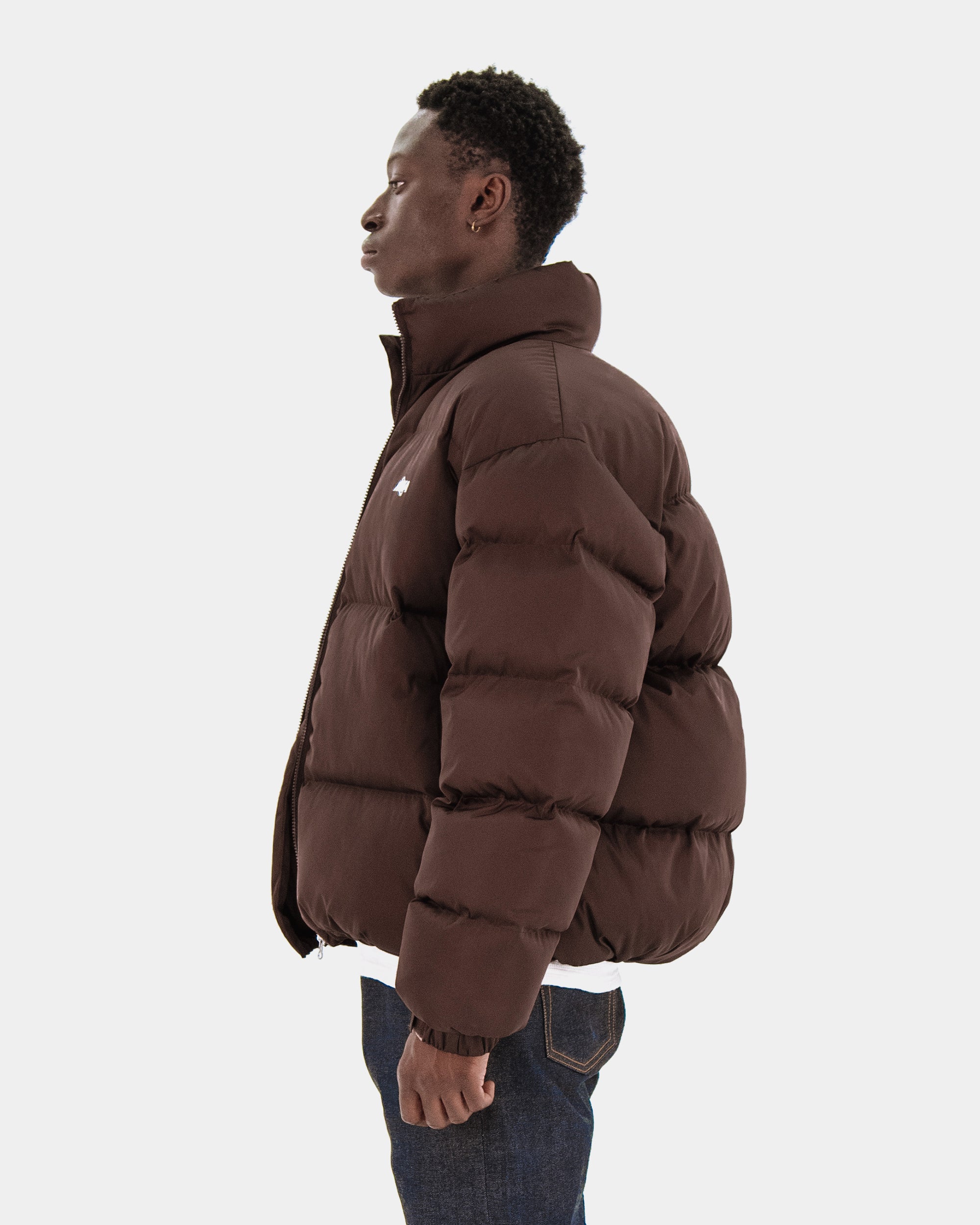 Essential Puffer jacket - Chocolate